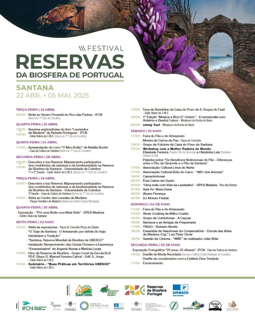 Programação III Edição do Festival Reservas da Biosfera Portugal